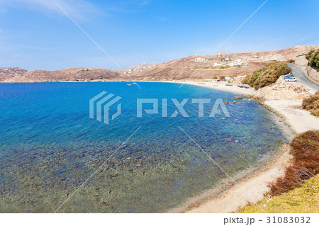 Mykonos island beach, Greece 31083032