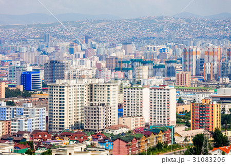Ulaanbaatar aerial view, Mongolia Ulaanbaatar aerial view, Mongolia 31083206
