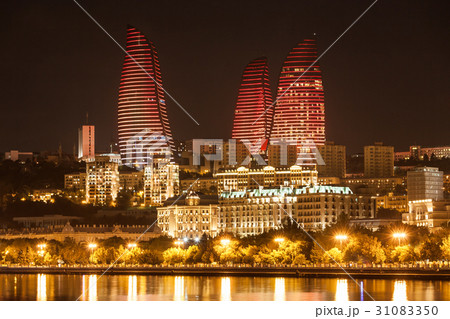 Flame Towers in Baku Flame Towers in Baku 31083350