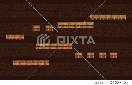 Brown wall style game background collection Brown wall style game background collection 31083487
