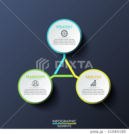 Infographic design template circular diagram with Infographic design template circular diagram with 31084180