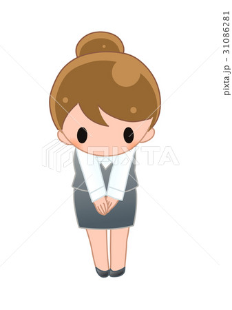 お辞儀01 31086281