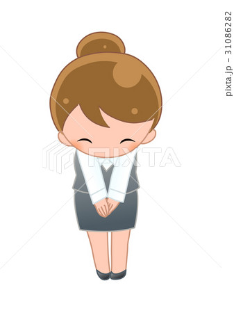 お辞儀02 31086282