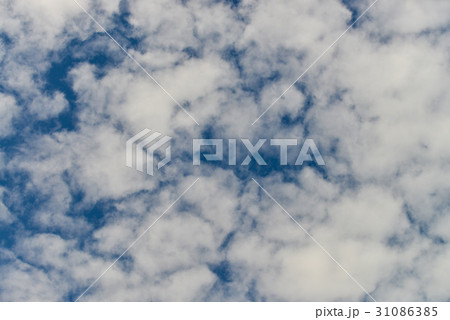 Blue sky with clouds background in beautiful 31086385