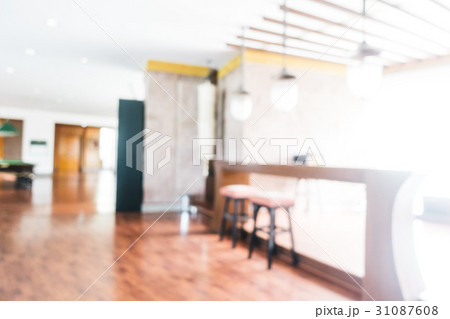 Abstract blur and defocused lobby in hotel interior 31087608