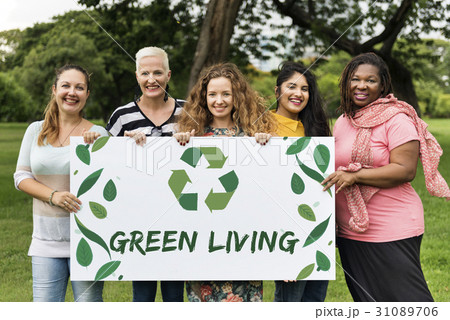 Ecology Fresh Green Living Lush Natural Icon 31089706