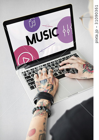 Music Streaming Media Entertainment Equalizer 31090361