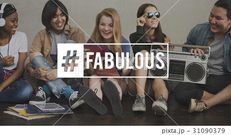 Hashtag Awesome Fabulous Cool Word Hashtag Awesome Fabulous Cool Word 31090379
