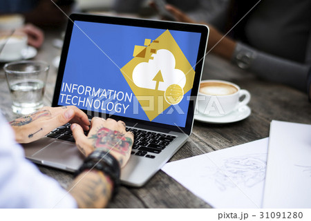 Information Technology Cloud Storage Concept Information Technology Cloud Storage Concept 31091280