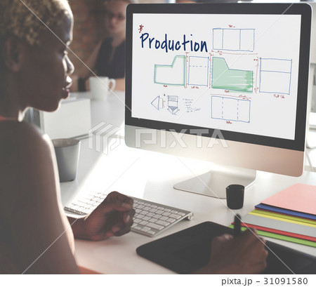 Assemble Manufacturing Production Business Pattern 31091580