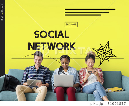 Technology Innovation Social Media Network Graphic Technology Innovation Social Media Network Graphic 31091857
