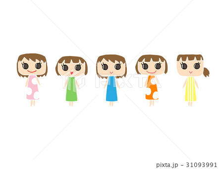 女性たちのイラスト 31093991
