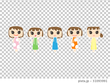 女性たちのイラスト 31093991