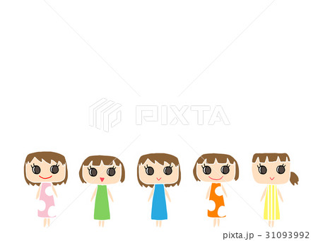 女性たちのイラスト 31093992