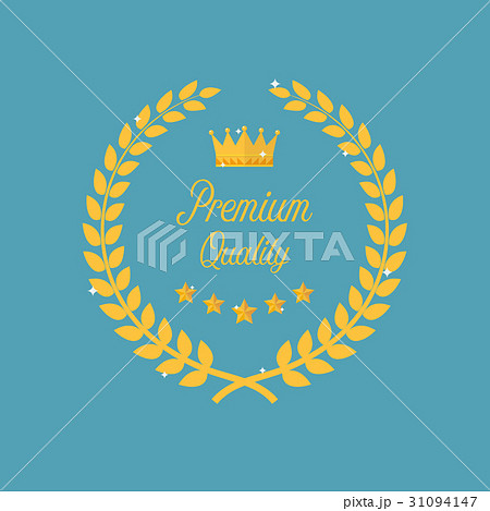 Premium quality golden laurel wreath 31094147