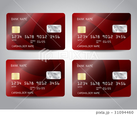 Realistic detailed credit cards set 31094460