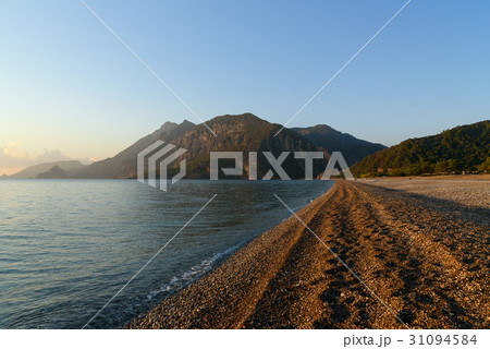 Cirali Olympos beach at sunrise. Turkey Cirali Olympos beach at sunrise. Turkey 31094584