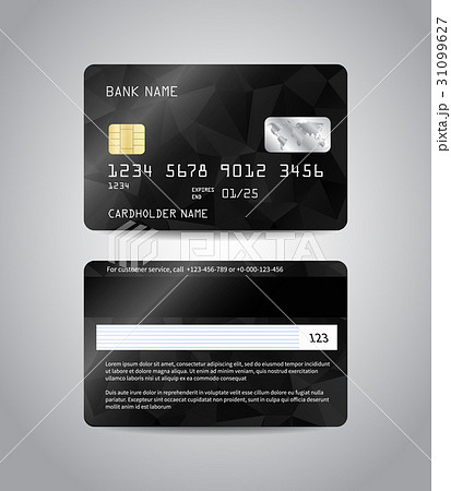 Realistic detailed credit card 31099627