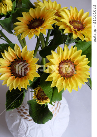 clay art, yellow sunflower pot clay art, yellow sunflower pot 31101023