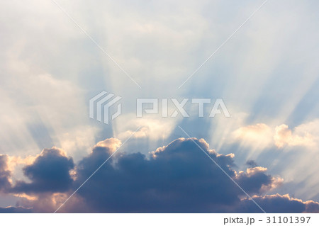 Sky with sunray Sky with sunray 31101397