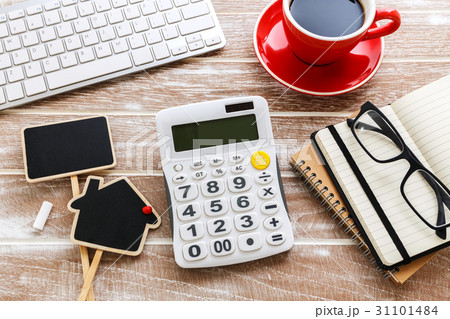 Property taxes and mortgage concept Property taxes and mortgage concept 31101484