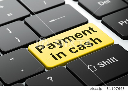 Money concept: Payment In Cash on computer Money concept: Payment In Cash on computer 31107663