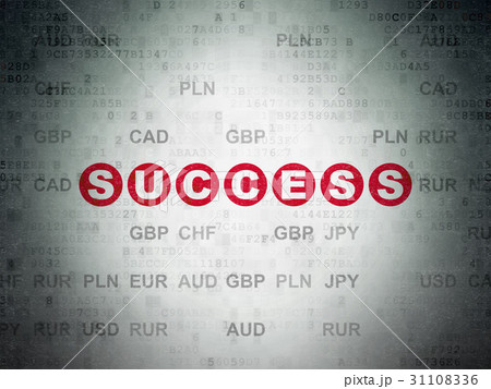 Finance concept: Success on Digital Data Paper Finance concept: Success on Digital Data Paper 31108336