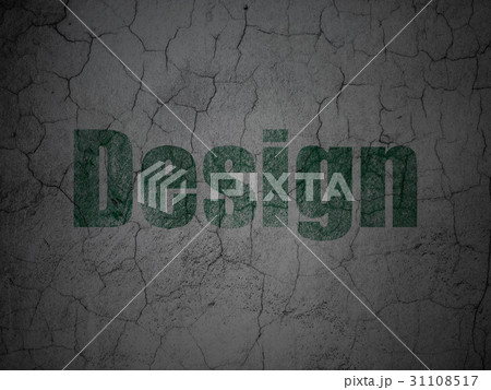 Advertising concept: Design on grunge wall 31108517