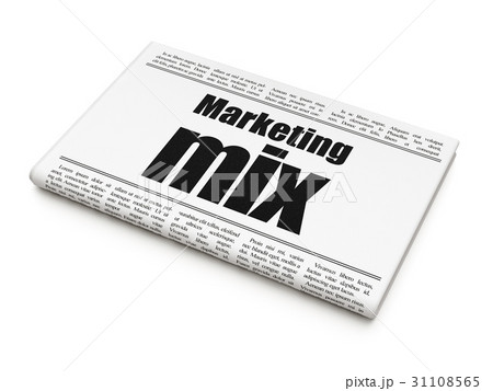 Marketing concept: newspaper headline Marketing 31108565