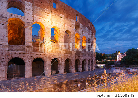Colosseum or Coliseum at night, Rome, Italy. Colosseum or Coliseum at night, Rome, Italy. 31108848