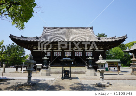 兵庫県 鶴林寺 本堂 加古川市 の写真素材