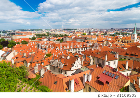 Prague cityscape, view of the downtown 31109505