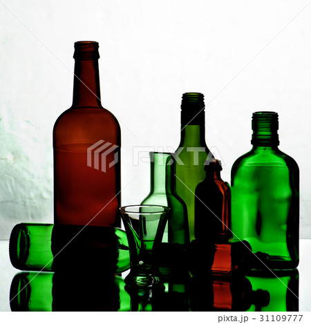Empty Bottles and Glasses 31109777