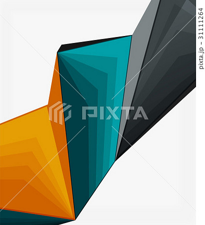 Low poly geometric 3d shape background 31111264