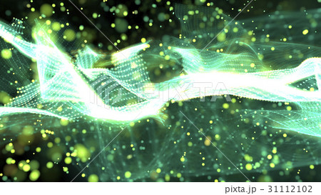 Abstract green background, wave, computer 31112102