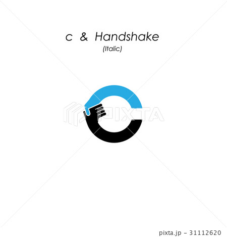 creative c letter icon abstract logo design のイラスト素材