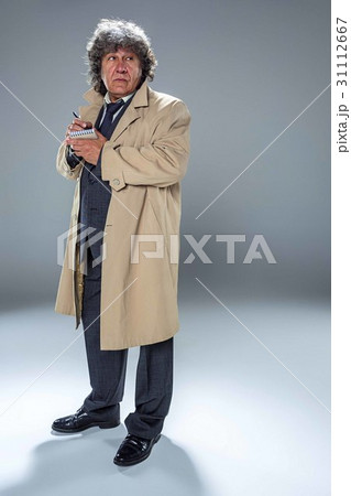 The senior man as detective or boss of mafia on 31112667