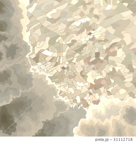 View on the ground through clouds. 31112718