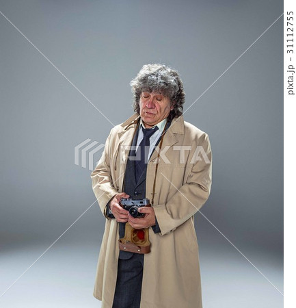The senior man as detective or boss of mafia on The senior man as detective or boss of mafia on 31112755