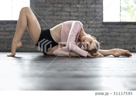 Ballerina posing in studio Ballerina posing in studio 31117595