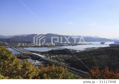北漢江 北漢江鉄橋 風景 31117948