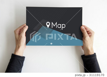 GPS location map travel graphic GPS location map travel graphic 31119170