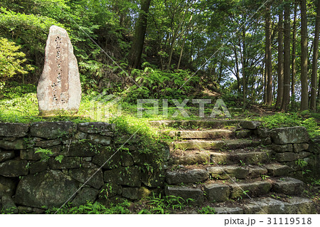 三重県・熊野古道・伊勢路・馬越峠・可涼園桃乙句碑 三重県・熊野古道・伊勢路・馬越峠・可涼園桃乙句碑 31119518