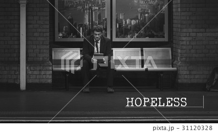 Depressed Hopeless Recession Stressed Sadness Depressed Hopeless Recession Stressed Sadness 31120328
