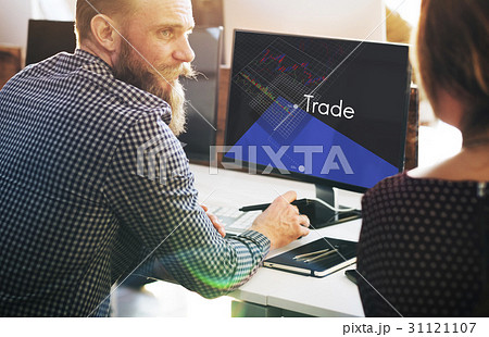 Stock Exchange Market Forex Trade Global Business Graph 31121107