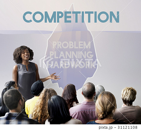 Problem Planning Hard Work Achievement Iceberg Graphic 31121108