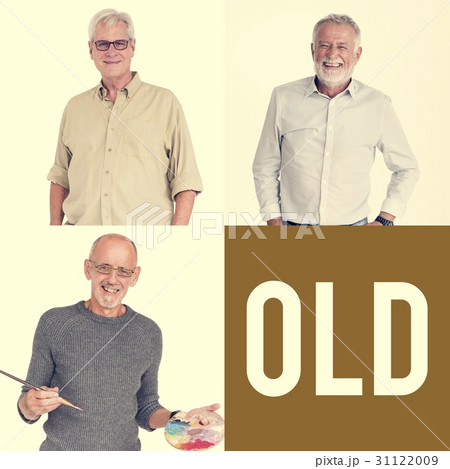 Set of Diversity Senior Adult People Face Expression Studio Coll Set of Diversity Senior Adult People Face Expression Studio Coll 31122009