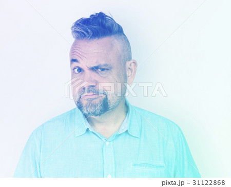 Man Squint Eye Curious Sucpicioius Squinting 31122868