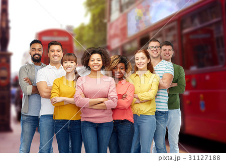 international group of people over london city international group of people over london city 31127188