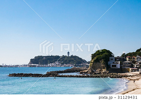 神奈川県 鎌倉市 江の島 ビーチ 31129431